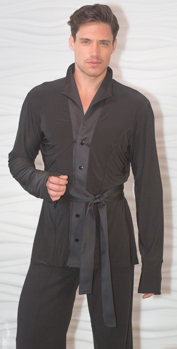 Men's Belted Kimono Shirt MS27