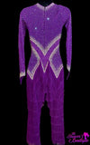 Purple Fringe Pantsuit