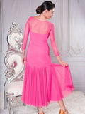 Long Ruched Sweetheart Ballroom Dress