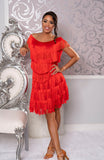 Full Fringe Latin Dress