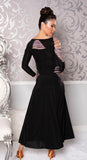 Horizontal Stone Stripe Ballroom Dance Top
