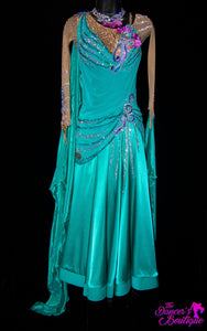 Draped in Light Teal