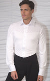 Men's Collared Stripe Inset Shirt MS19