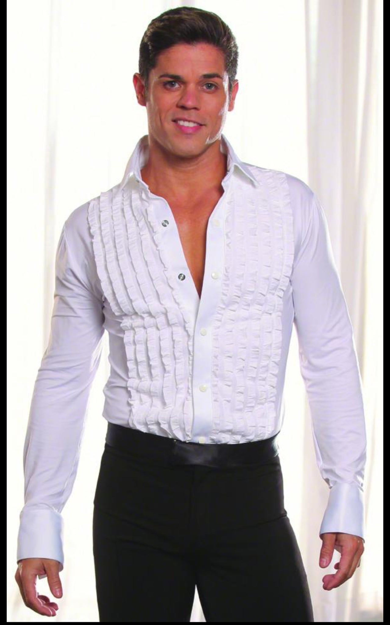 The Dancer's Boutique 'Men's Ruffled Tuxedo Shirt' The Dancer's Boutique 'Men's Ruffled Tuxedo Shirt'