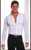 Men's Ruffled Tuxedo Shirt w/out trunks MS8, with trunks MS8A