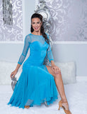 Long Ruched Sweetheart Ballroom Dress